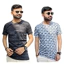 Multicolor Casual T-Shirt for Men Pack of