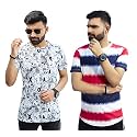Multicolor Casual T-Shirt for Men Pack of