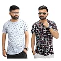 Multicolor Casual T-Shirt for Men Pack of