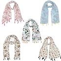 Multicolor Scarf Lightweight &amp; Comfortable for All Seasons (180x55cm)