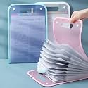 MulticolourA4 Paper File Folder, 13-Layer Expanding Organizer for Student Data Sorting and Document Storage, File Folder, File Storage, Document Bag, Certificate File Holder (Multicolour)
