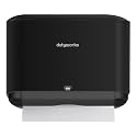 Multifold Paper Towel Dispenser Wall Mount, Black