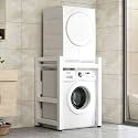 Multifunctal Washing Machine &amp; Dryer Stora Rack High Load Capacity 300kg SpaceSaving nizer for Laundry Room and Stylish Home Fur