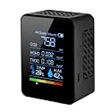 Multifunctional 5in1 CO2 Meter Digital Temperature Humidity Tester Carbon Dioxide Detector Air Quality Monitor(D)