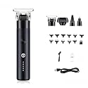 Beard Trimmer for Men - Portable ＆ Metal Body，Electric Razor Shaver - IPX7 Waterproof Strong Power，4 in 1 Cordless Hair Clipper Trimmers Set for Beard Hair Nose Body Face，Gifts for Men (V53)