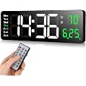 Multifunctional Digital Wall Clock Alarm Clock LED