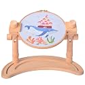 Multifunctional Embroidery Hoop Stand, Rotated Adjustable Embroidery Frame Stand Cross Stitch Stand, Beech Wood Embroidery Hoop Holder for Arts Crafts Sewing Needlework