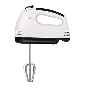 multifunctional hand mixer for egg beater and food blender with 7 speed handheld processor automatic electric kitchen tool white