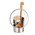 Multifunctional Kitchen Utensil Holder, Stainless Steel Utensil Organizer,1