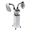 Professional Nano Hair Steamer Machine with Ozone Treatment, 650W Ultrasonic Steam for Hair Conditioning, Coloring, Oil Treatment, at-Home Salon Hair Care Equipment, White (White)