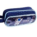 Multifunctional Pencil Pouch Aesthetic Pencil Case for Girls Large Capacity Best Thing to Put Pen Pencil Sharpener Rubber, Best Gift for Girl's (New Blue Space Pouch)