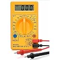 Multimeter, Digital Manual-Ranging 500V AC/DC Voltage Tester, Tests Batteries, Current, Resistance, Diodes, and Continuity