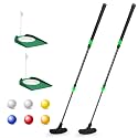 MultiOutools Golf Putters for Men and Women, Adjustable Golf Club Sets with Balls & Flag Cups, Two-Way Mini Putters Training Clubs for Children, Teenagers, Adults