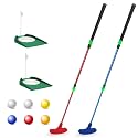 MultiOutools Golf Putters for Men and Women, Adjustable Golf Club Sets with Balls &amp; Flag Cups, Two-Way Mini Putters Training Clubs for Children, Teenagers, Adults