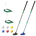MultiOutools Golf Putters for Men and Women, Adjustable Golf Club Sets with Balls & Flag Cups, Two-Way Mini Putters Training Clubs for Children, Teenagers, Adults