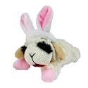 Multipet Lamb Chop Dog Plush Toy with Easter Bunny Ears