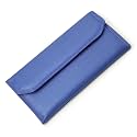 Multiple Passbook and Cheque Book Holder | Aadhar, Pan, Voter, Passport Card Holders | Credit, Debit &amp; Business Cards Organizer Pouch | Car and Bike Documents Holder Pouches (Blue)