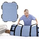Positioning Bed Pad with 8 Reinforced Handles 48" x 40" Washable