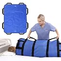 Positioning Bed Pad with 8 Reinforced Handles 48" x 40" Washable