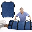 Positioning Bed Pad with 8 Reinforced Handles 48" x 40" Washable