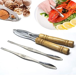 multipurpose crackers shell fish lobster crab cutter amp nutcracker 3pcs set 7inch