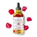 Multipurpose Rose Oil with Vitamin E, Apricot, Sweet Almond and Bergamot Essential Oils - Moisturizing for Hair, Body, Face, Dry Skin, Scalp &amp; Nails, 2 oz - For Age Spots