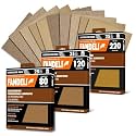 Multipurpose Sanding Sheets Assorted Grits: (25) 80, (25) 12, and (25) 220. 75PK..