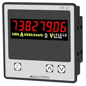 multispan 3 phase energy meter