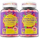 Multivitamin Filled Gummies for Teen Boys Girls 10,11, 12-17, 18, 19