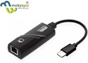 Multybyte 3.0 USB Type C to RJ45 Gigabit Ethernet Network Adapter Wired USB Lan Adapter compatible with Linux, Mac, Windows (1000 Mbps)