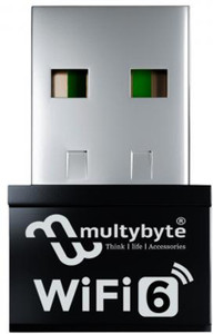 multybyte nano wifi-6 usb adapter 300 mbps usb adapter