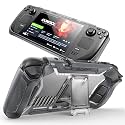 Mumba [Blade Series Case for Steam Deck 2022 with Kickstand, TPU Grip Shock Protective Cover Accessories, Heat Dissipation Friendly, Anti-Slip &amp; Anti-Scratch Protector (FrostBlack)