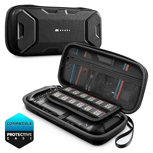 mumba carrying case for nintendo switch 2 2025 plus version portable protective travel carry handbag pouch for bladetitan case large capacity black