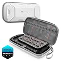 mumba Carrying Case for Nintendo Switch 2 2025, [Plus Version] Portable Protective Travel Carry Handbag Pouch for Blade/Titan Case [Large Capacity] (White)