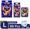 MUMMY PAMMY Baby Diapers L Size Pack