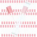 Mumufy 500 Pcs Disposable Oral Swabs for Toothbrush Oral Swabs Bulk Dental Swab Sticks 4.92" Sponge Individually Wrapped Care for Mouth (Pink)