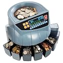 MUNBYN Coin Counter Machine, Coin Sorter Machine, Compatible with Printer
