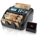 MUNBYN IMC51 Bill Counter, 1100 Bills Per Minute Speed | UV/Magnetic/Infrared/Counterfeit Detector, Suitable for Counting Rupees, Cash Counting Machine with LCD Display, [Value Counting]