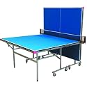 Indoor Table Tennis Table w/Both Side Laminated &amp; Wheels w/Lock (TT Net + 2 TT Racket &amp; 2 Stiga Balls) (TT Ball)
