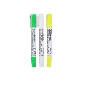 mungyo board amp glass chalk pen marker set of 3 green yellow white