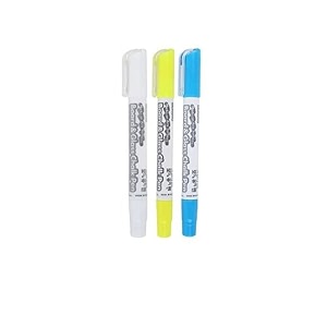mungyo board amp glass chalk pen marker set of 3 blue yellow white