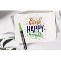 Mungyo Calligraphy Twin chisel tip Pen black, Pack of 6