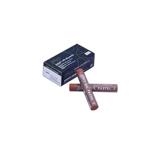 mungyo gallery extra soft oil pastels individual- burnt orange