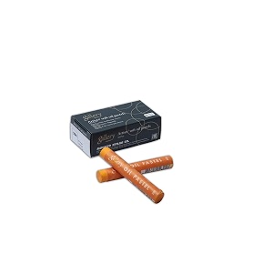 mungyo gallery soft oil pastels set of 6 single color- orange