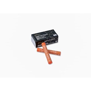 mungyo gallery soft oil pastels set of 6 single color- flu orange