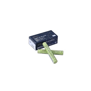 mungyo gallery soft oil pastels set of 6 single color- lemon green