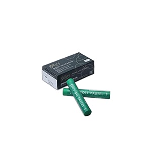 mungyo gallery soft oil pastels set of 6 single color-grass green