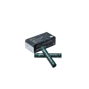 mungyo gallery soft oil pastels set of 6 single color-dark green