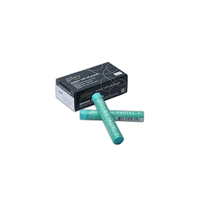 mungyo gallery soft oil pastels set of 6 single color-turquoise green