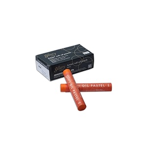 mungyo gallery soft oil pastels set of 6 single color-flame red